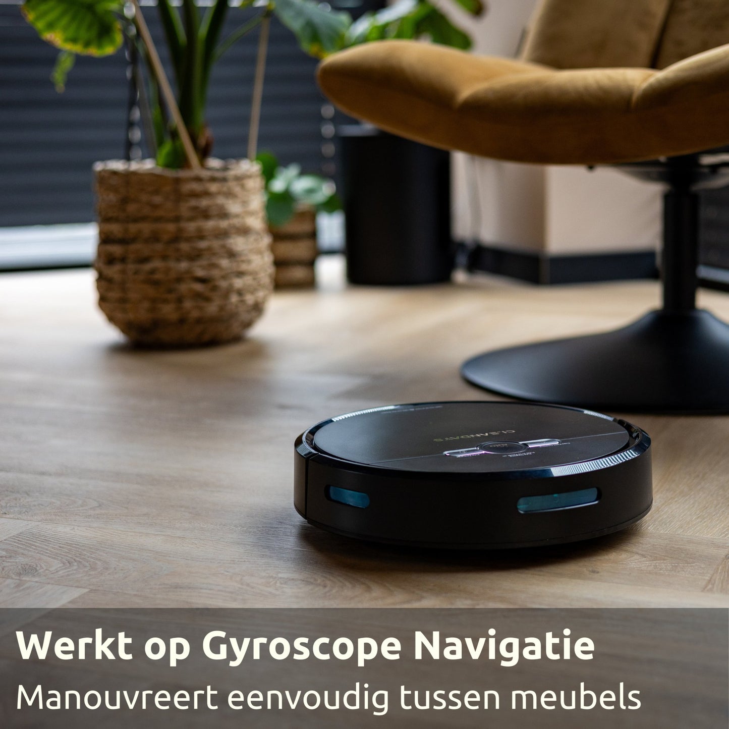 CleanDays Saugroboter - 3 in 1: Staubsaugen, Wischen und Kehren