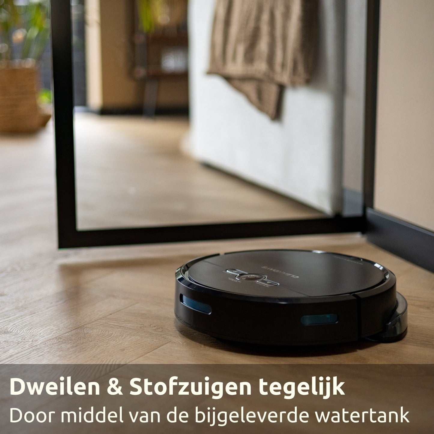 CleanDays Saugroboter - 3 in 1: Staubsaugen, Wischen und Kehren