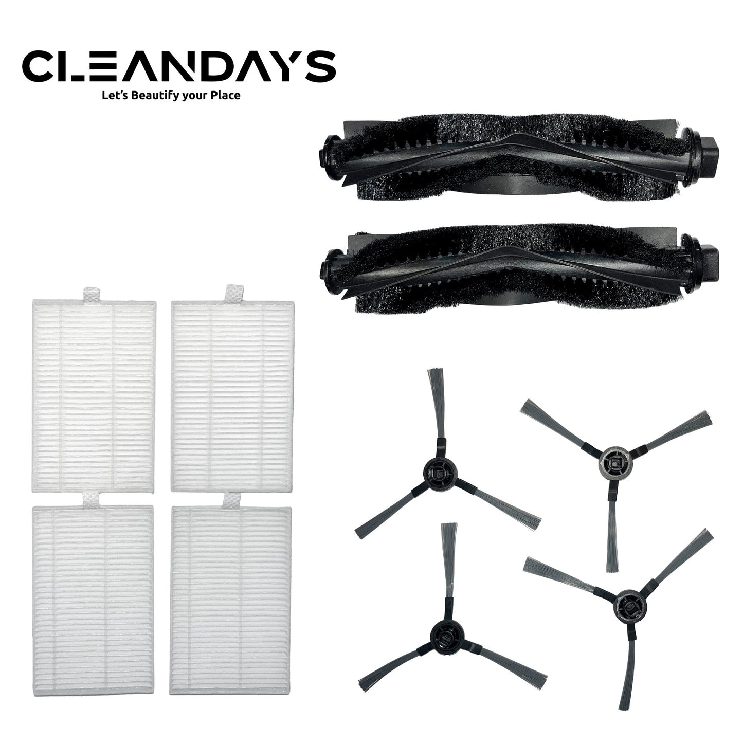 CleanDays Klein Accessoiresset XR-500 Robotstofzuiger