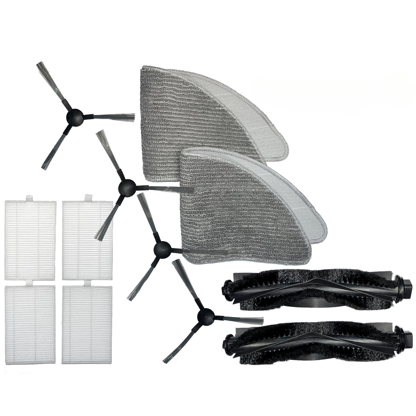 Accessoiresset CleanDays Robotstofzuiger XR500 met Dweildoeken