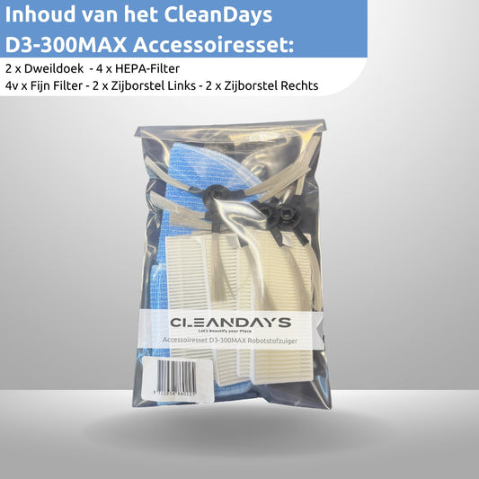 D3-300MAX Accessoiresset met Dweildoeken