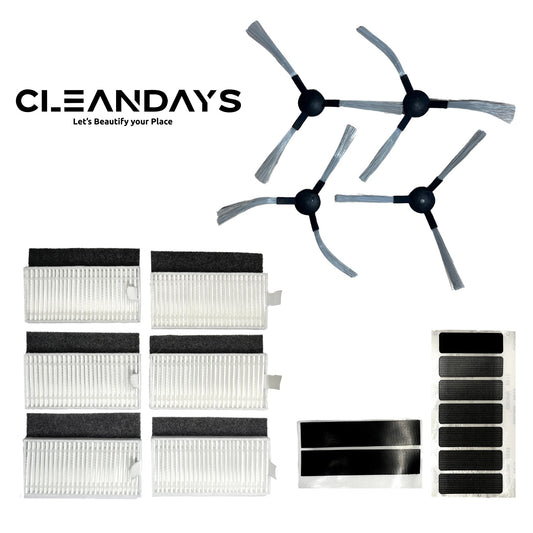 CleanDays Accessoiresset D2-Series Robotstofzuiger Klein