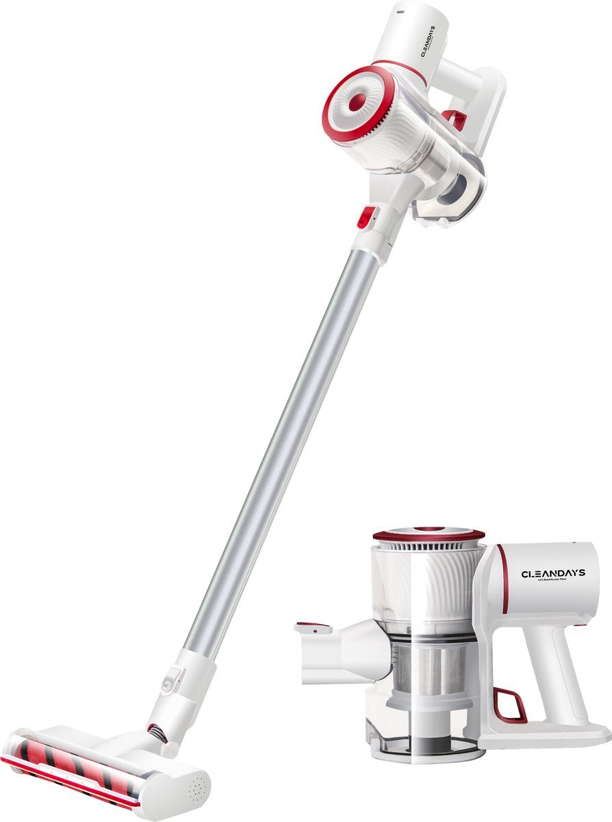 CleanDays Cordless Vacuum Cleaner - 4-in-1 Stick vacuum cleaner and Hand-held vacuum cleaner