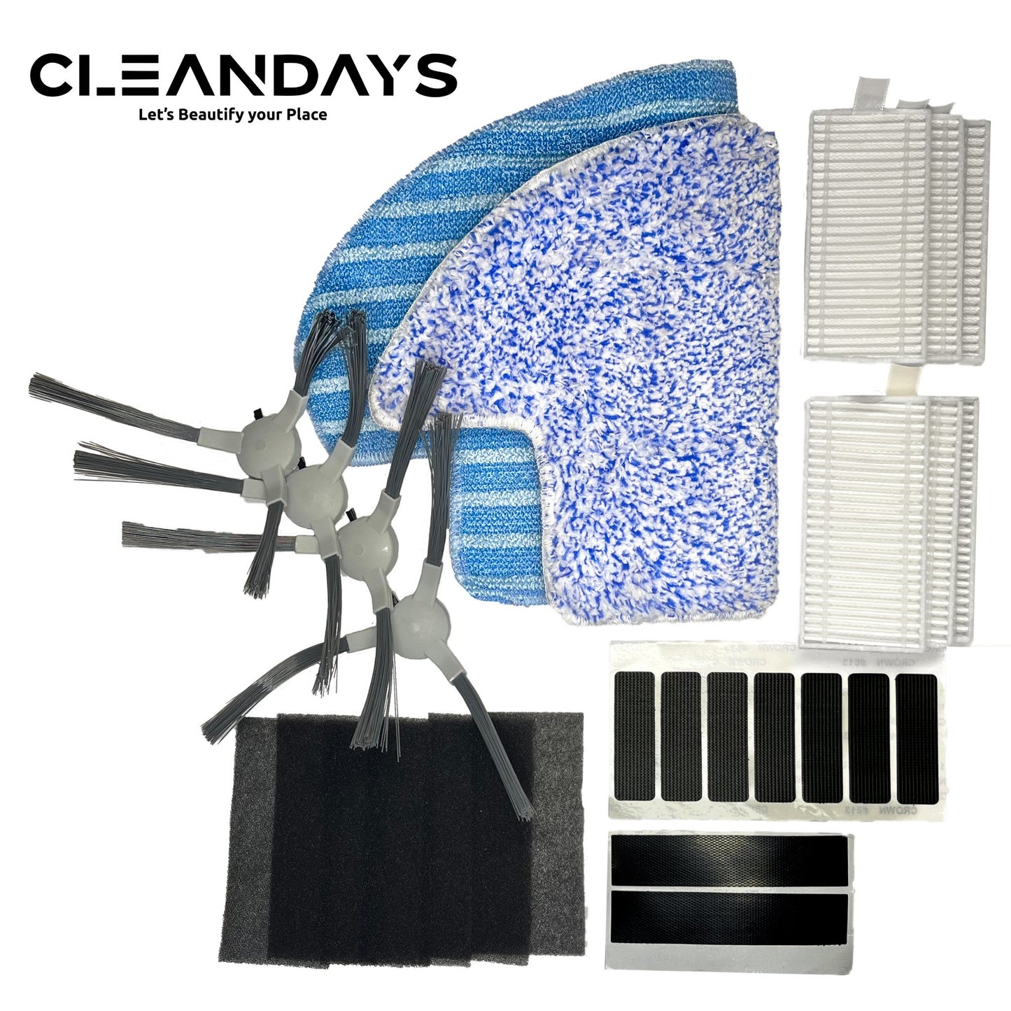 CleanDays Accessoiresset Robotstofzuiger D2-Series